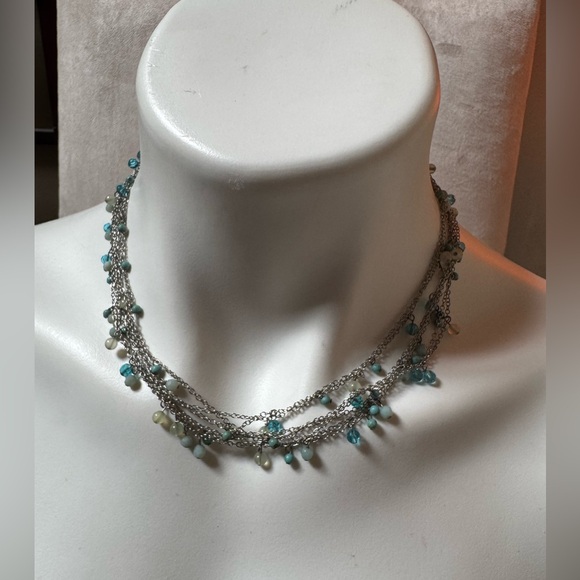unknown Jewelry - Unique 7 strand beaded necklace
